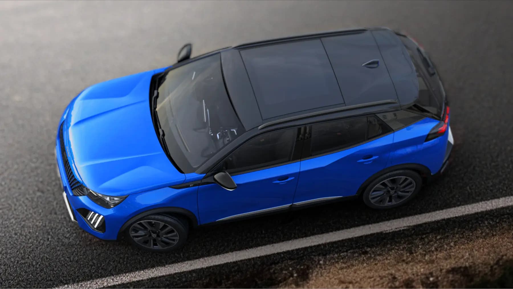 Peugeot e-2008 elétrico estacionado